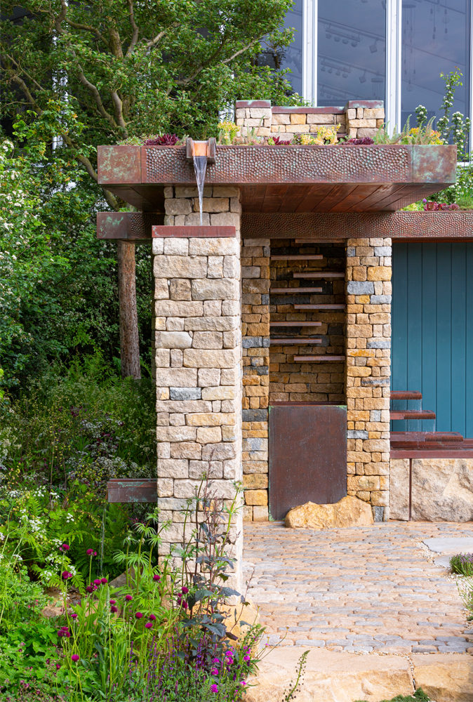 water feature chelsea flower show