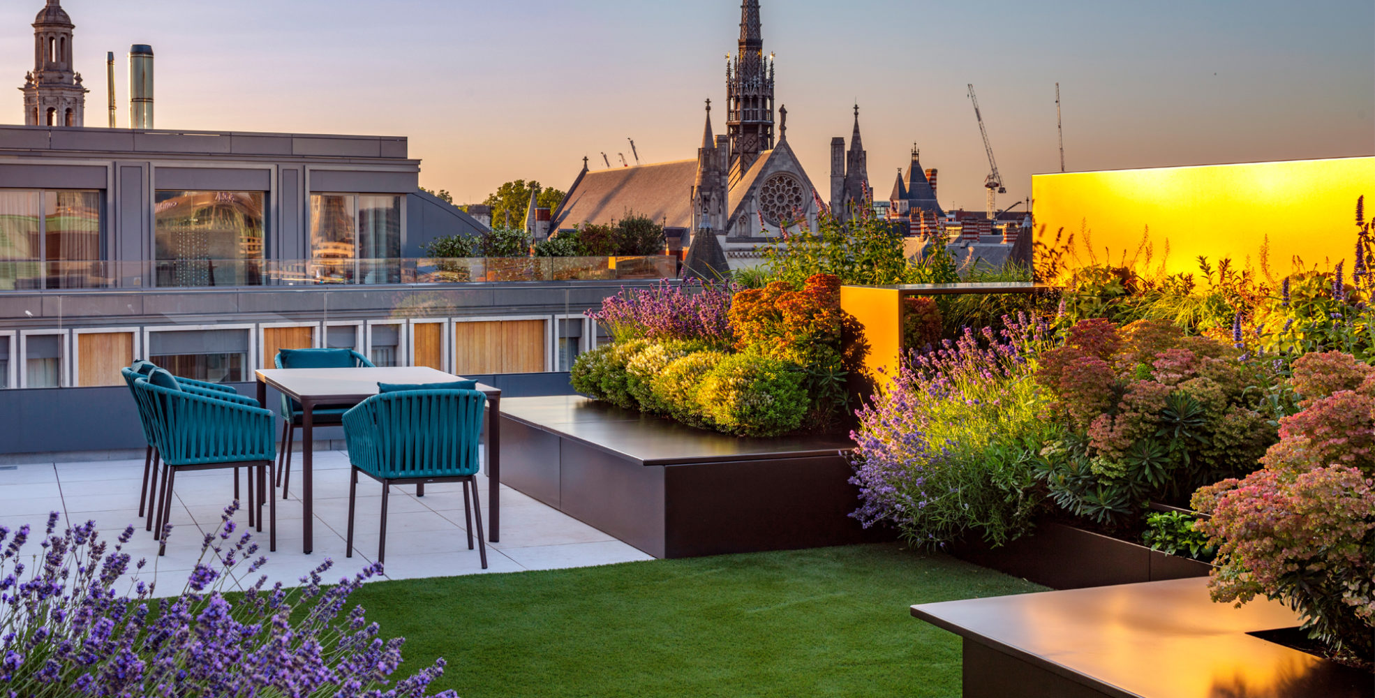 London Roof Garden Bowles & Wyer